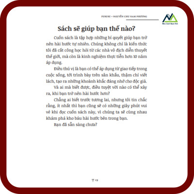 Sách - Hài Hước Rước Thành Công - Tác giả Fususu