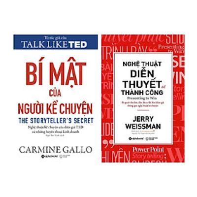 Combo Sách Kỹ Năng Giao Tiếp: Bí Mật Của Người Kể Chuyện + Nghệ Thuật Diễn Thuyết Để Thành Công