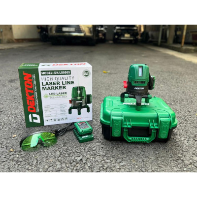MÁY CÂN BẰNG LASER 5 TIA  XANH  DK-LS0505 DEKTON -HÀNG CHÍNH HÃNG