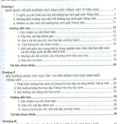 Bồi Dưỡng Học Sinh Giỏi Tiếng Việt Ở Tiểu Học