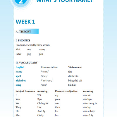 BÀI TẬP CUỐI TUẦN TIẾNG ANH LỚP 3 - TẬP 1 (CÓ ĐÁP ÁN)_MT