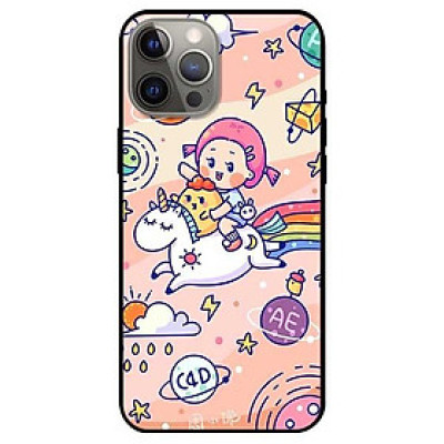 Ốp lưng dành cho Iphone 12 Mini - 12 / 12 Pro - 12 Pro Max mẫu Cô Gái Cưỡi Ngựa