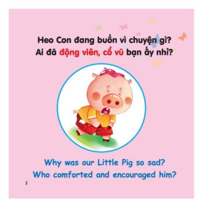 Sách - Rèn luyện kỹ năng giao tiếp bằng tranh cho bé - Lời động viên (song ngữ Anh - Việt)