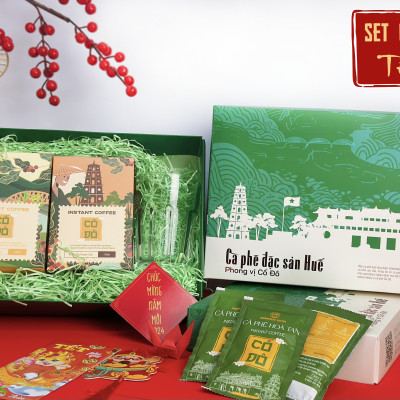 Set quà cà phê Tết - Set quà Như Ý
