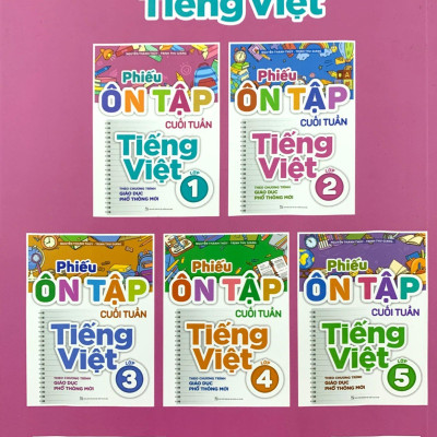 Phiếu Ôn Tập Cuối Tuần Tiếng Việt Lớp 1