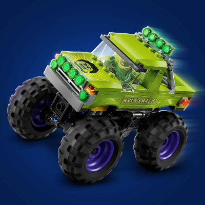 Đồ Chơi Lắp Ráp Xe Tải Hulk Đối Đầu Thanos LEGO SUPERHEROES 76312 (229 chi tiết)