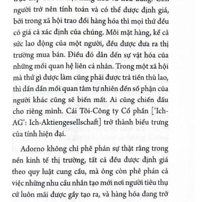Những Nhà Tư Tưởng Lớn - Adorno Trong 60 Phút