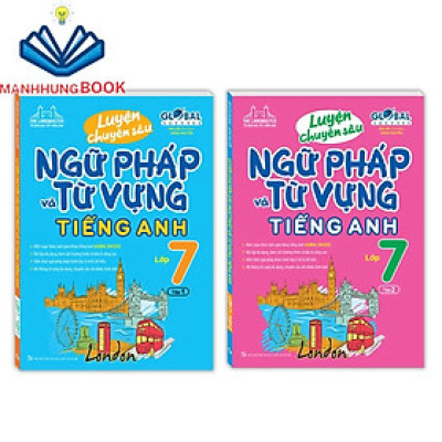 Sách - Combo 2c golbal sucess Luyện chuyên sâu ngữ pháp và từ vựng tiếng anh lớp 7 t1+t2