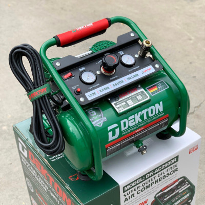MÁY NÉN KHÍ KHÔNG DẦU 9L 1250W DEKTON DK-AC2909R - HÀNG CHÍNH HÃNG
