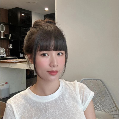 Mái 2in1 dày vừa tóc thậ.t nữ - Tóc Giả Vân Anh Wig