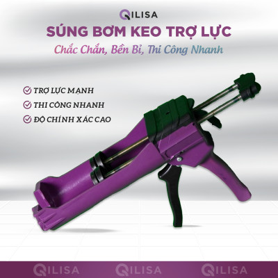Combo Keo Chà Ron Qilisa và Súng Bơm Keo Chà Ron Loại Thường - Giải Pháp Tối Ưu Cho Mọi Công Trình