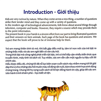 Mẹ Hỏi Bé Trả Lời - Song Ngữ Anh-Việt - Farm Animals - Động Vật Nuôi (Dành Cho Trẻ Từ 2-7 Tuổi)