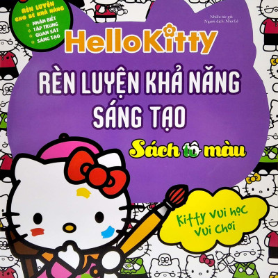 Bộ 4 Cuốn Hello Kitty- Sách Tô Màu: Rèn Luyện Khả Năng Cho