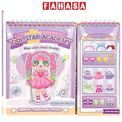 Sách - Idol Star Academy - Học Viện Thời Trang - Happy Fashion Show - Chị Đẹp Nhí Đạp Gió