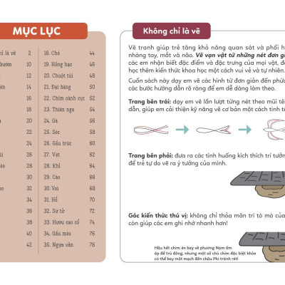 Vẽ Vạn Vật Từ Những Nét Đơn Giản - Vẽ Thú Vật Chim Muông