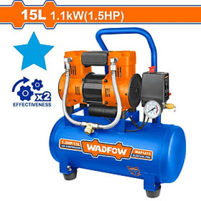 MÁY NÉN KHÍ (KHÔNG DẦU) 1100W-15L WAP1A15 WADFOW - HÀNG CHÍNH HÃNG