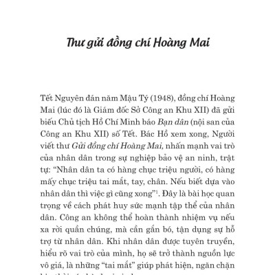 Sách - Di Sản Hồ Chí Minh - Bác Hồ Với Công An Nhân Dân Việt Nam