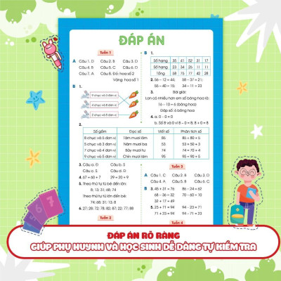 Sách - Phiếu Bài Tập Cuối Tuần Toán Lớp 2 - Megabook