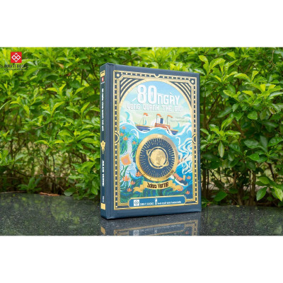 Sách - 80 Ngày Vòng Quanh Thế Giới - Bìa Cứng - Jules Verne - Đinh Tị Books