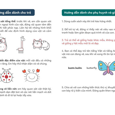 Vẽ Vạn Vật Từ Những Nét Đơn Giản - Vẽ Thú Vật Chim Muông