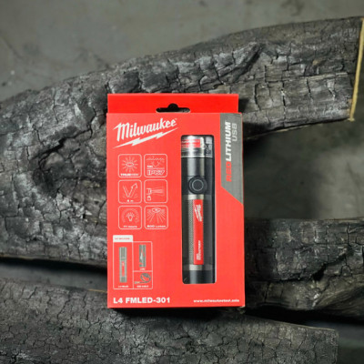 ĐÈN PIN LED CẦM TAY MILWAUKEE L4 FMLED-301 (DÂY SẠC USB) - HÀNG CHÍNH HÃNG