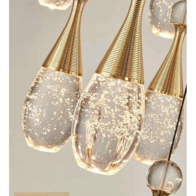 Đèn thả bàn ăn hình chai nước khoáng hoa,đèn thả trang trí DT