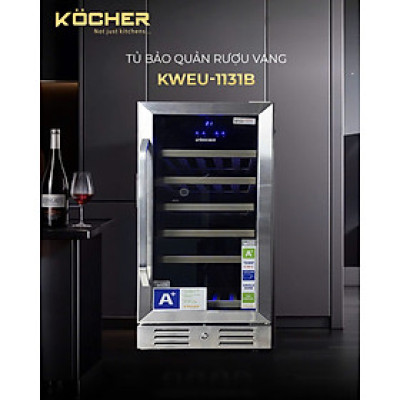 TỦ BẢO QUẢN RƯỢU VANG KWEU-1131B. Hàng chính hãng