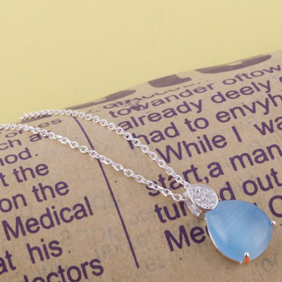 Dây chuyền bạc S925 Italia Bạc Xinh Huệ Ngân- Hạt mưa YYDZ120