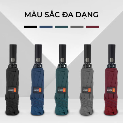 Ô tự động thông minh hai chiều Nason Umbrella phiên bản V3 chống gió cấp 6, ô gấp ngược, tối ưu hóa khả năng chắn nước