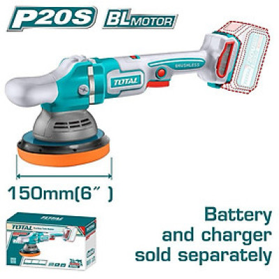 THÂN MÁY ĐÁNH BÓNG PIN 20V ĐĨA 150MM KHÔNG THAN TAPLI2015 TOTAL - HÀNG CHÍNH HÃNG