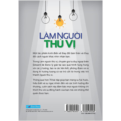 Sách - Làm Người Thú Vị - Edward De Bono - First News