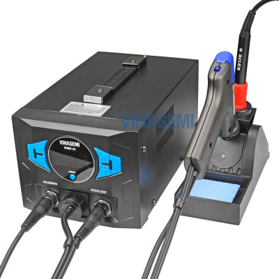 Vinasemi 948D-III Máy Hút Chì Linh Kiện + Trạm Hàn Điều Chỉnh Nhiệt Độ 110W, 220VAC, 200-480°C