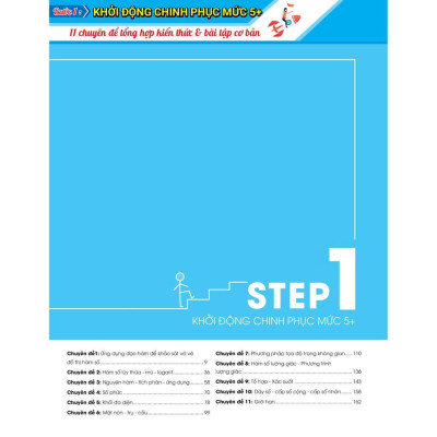 Sách - 3 STEP - Tiết Lộ Bí Quyết 3 Bước Đạt Điểm 8+ Toán Học - Megabook