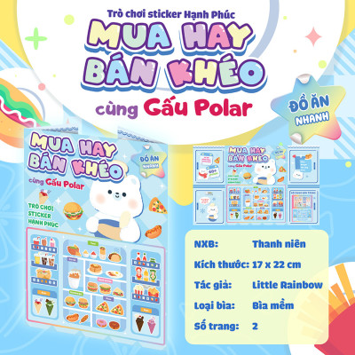 Mua hay bán khéo cùng gấu Polar đồ ăn nhanh (Hơn 60 stickers)