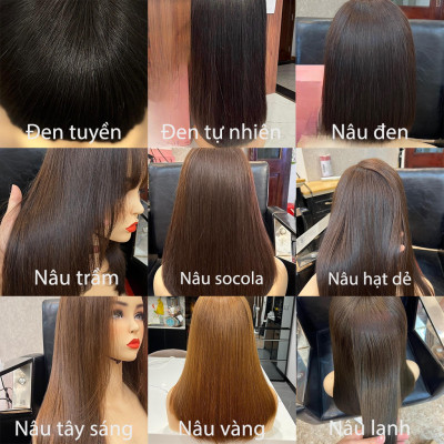 Mái 2 ria dày tóc thậ.t nữ (không có tóc phía sau) - Tóc Đẹp Vân Anh