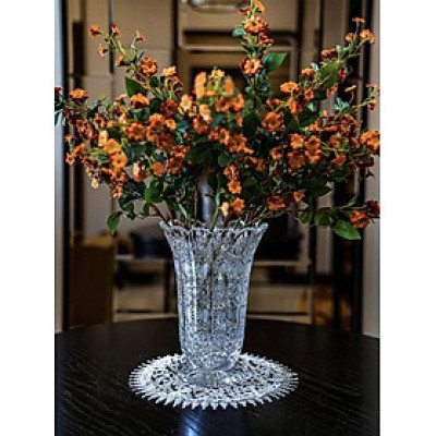 Lọ hoa pha lê Bohemia 35,5cm Hàng chính hãng