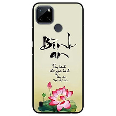 Ốp lưng dành cho Realme C21Y - C25Y mẫu Sen Bình An