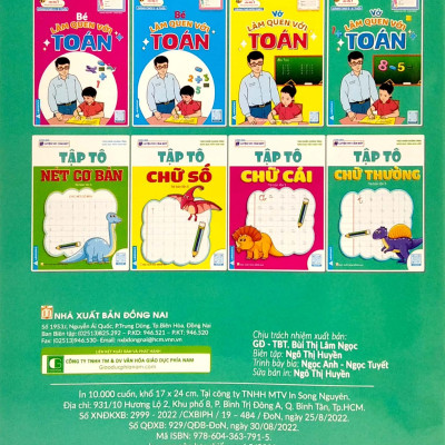 Chuẩn Bị Vào Lớp 1 - Vở Bé Làm Quen Với Toán (Dành Cho 5-6 Tuổi)
