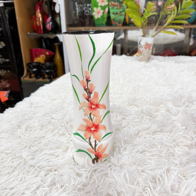 BÌnh hoa sơn mài - Bình mắt tre Cao Cấp thích hợp cắm hoa, trang trí kệ, bàn làm việc, quà tặng ý nghĩa