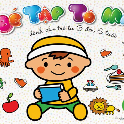 Bé Tập Tô Màu - Tập 1 (Dành Cho Trẻ Từ 3-6 Tuổi)