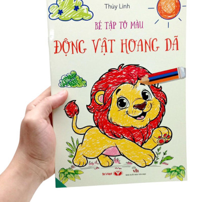 Sách - Bé Tập Tô Màu - Động Vật Hoang Dã