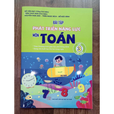 Sách - Combo Bài tập phát triển năng lực môn Toán lớp 3 - Tập 1 + 2 ( Kết Nối )