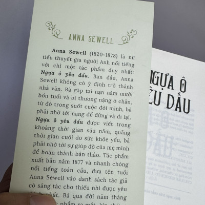 [Ấn bản 2023] NGỰA Ô YÊU DẤU - Anna Sewell - Nguyễn Quang Huy - Đinh Tị - NXB Văn Học.
