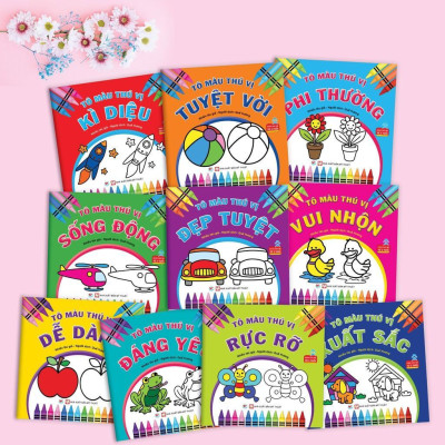Sách Tô Màu Thú Vị Xuất Sắc - Tân Việt Books