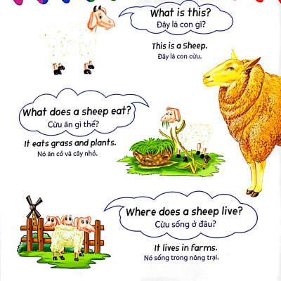 Mẹ Hỏi Bé Trả Lời - Song Ngữ Anh-Việt - Farm Animals - Động Vật Nuôi (Dành Cho Trẻ Từ 2-7 Tuổi)