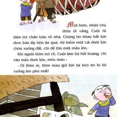 Tranh Truyện Dân Gian Việt Nam: Sự Tích Chú Cuội Cung Trăng (Tái Bản 2023)