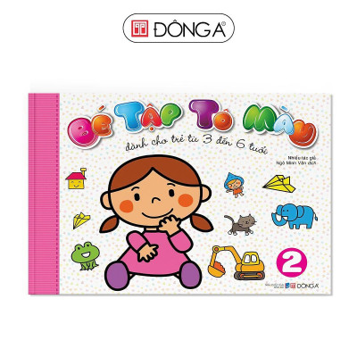 Sách - Bé Tập Tô Màu - Dành Cho Trẻ 3-6 Tuổi - Combo 6 Cuốn - Đông A