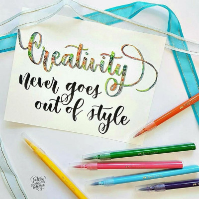 Faber-Castell - Viết Thư Pháp Calligraphy Đầu Cọ - 10 Màu - 551310