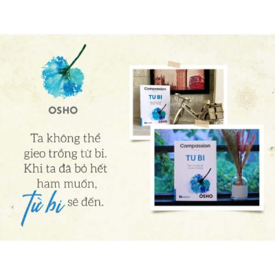 OSHO - Từ Bi - Trên Cả Trắc Ẩn và Yêu Thương - Bìa mềm - First News