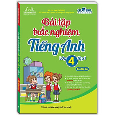 Sách - Global Success - Bài Tập Trắc Nghiệm Tiếng Anh Lớp 4 - Tập 1 - Có Đáp Án - Minh Thắng